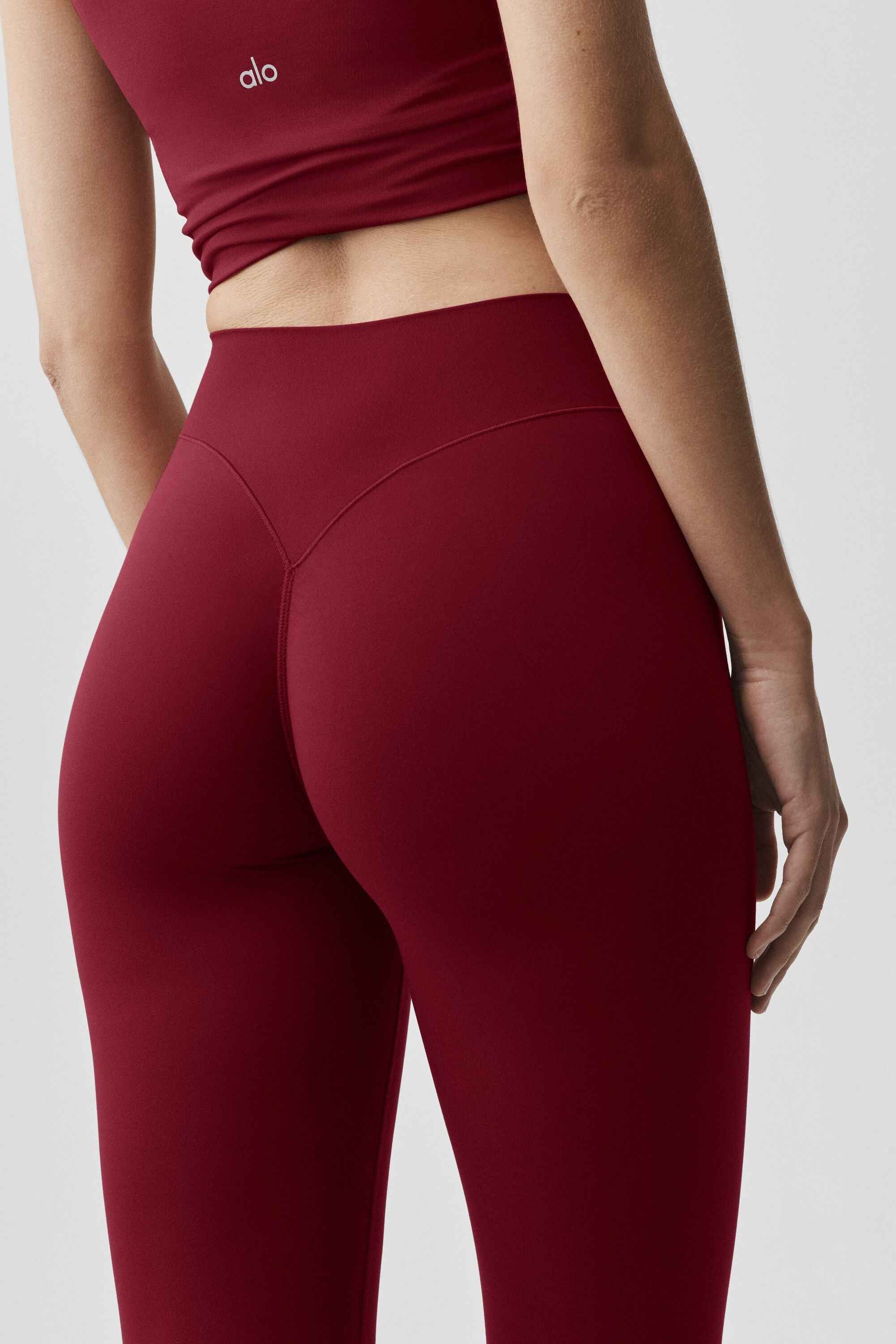 ALO Softsculpt Define Legging - Summer Romance Red
