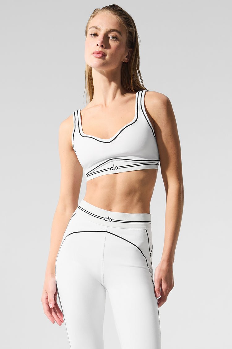 Alo Yoga - Airbrush Heart Throb Bra - Brandatak Store