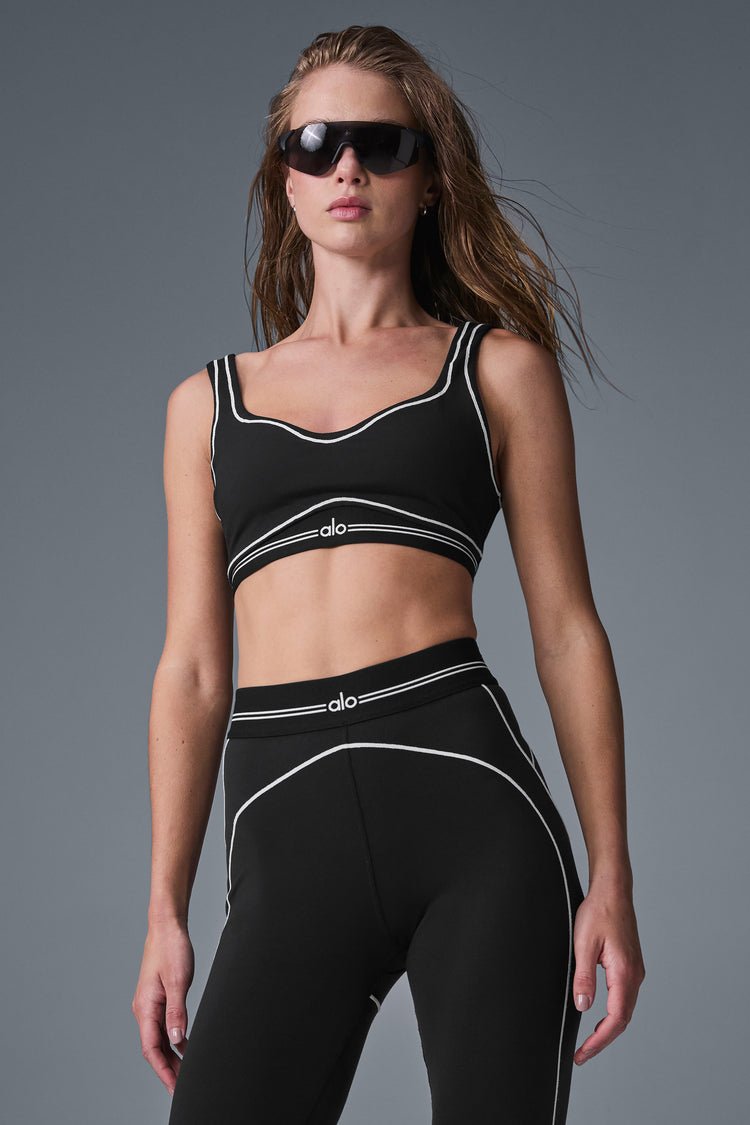 Alo Yoga - Airbrush Heart Throb Bra - Brandatak Store