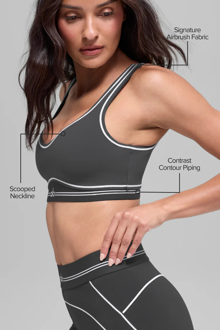Alo Yoga - Airbrush Heart Throb Bra