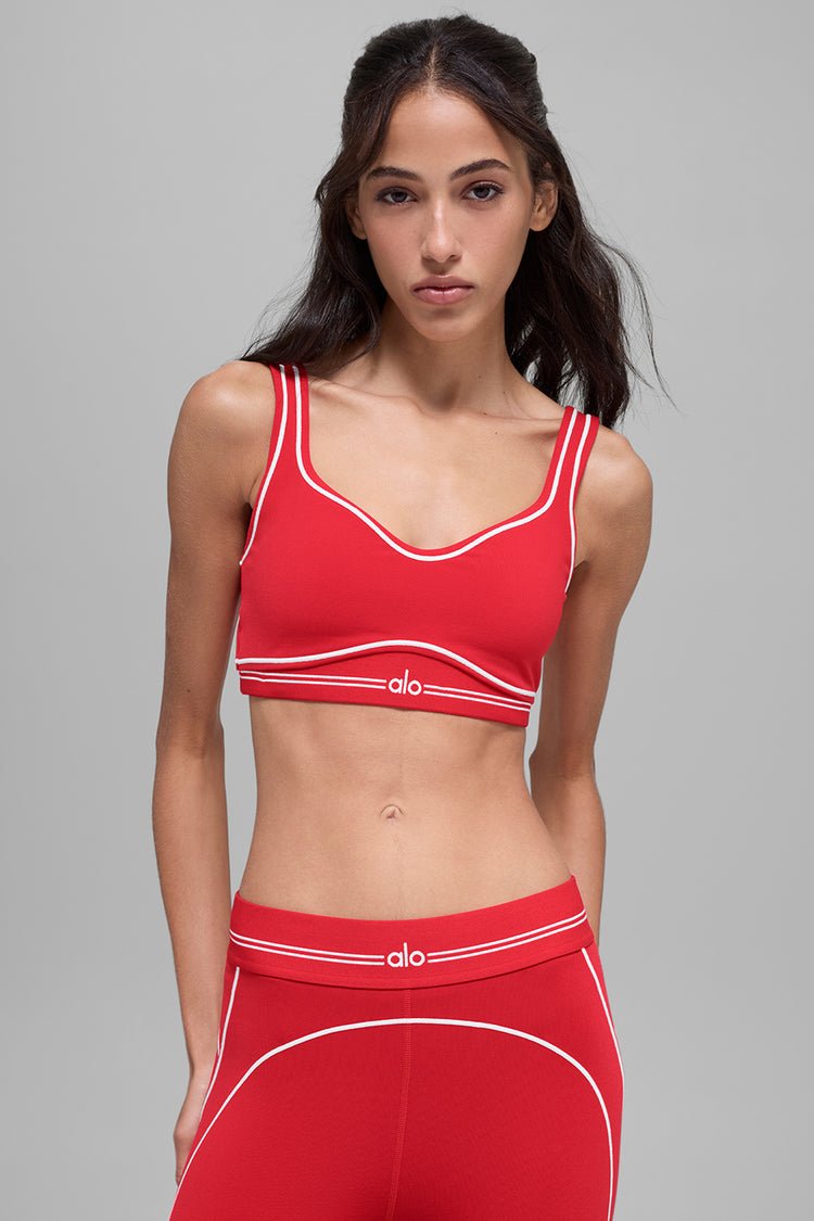Alo Yoga - Airbrush Heart Throb Bra - Brandatak Store