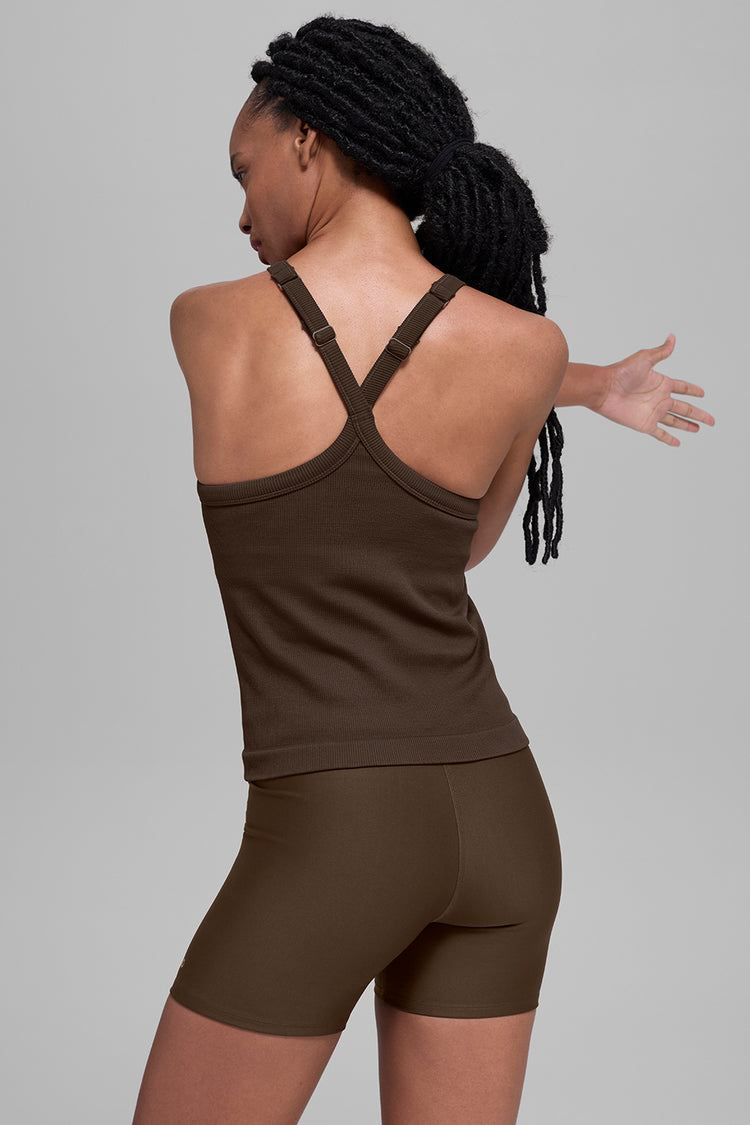Alo Yoga - Seamless Ribbed Favorite Full Length Bra Tank