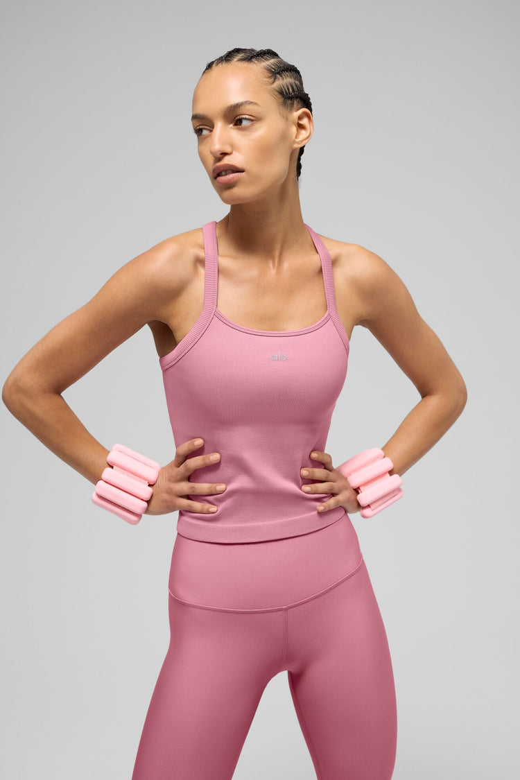 Alo Yoga - Seamless Ribbed Favorite Full Length Bra Tank