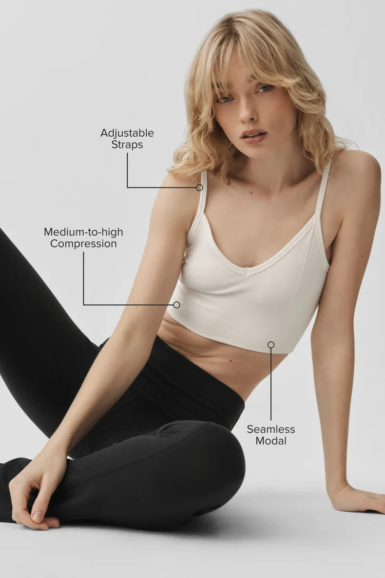 ALO YOGA - Seamless Modal Ribbed Delight Bralette
