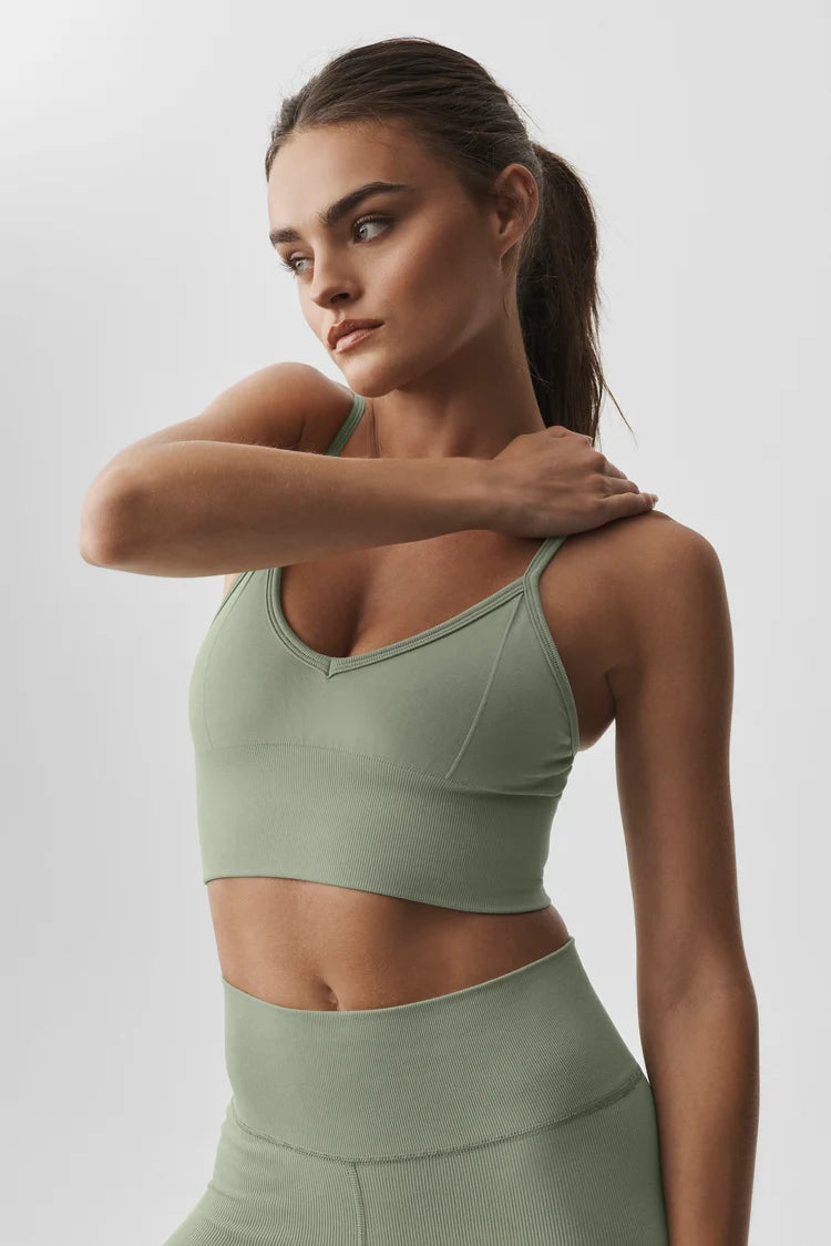 ALO YOGA - Seamless Modal Ribbed Delight Bralette