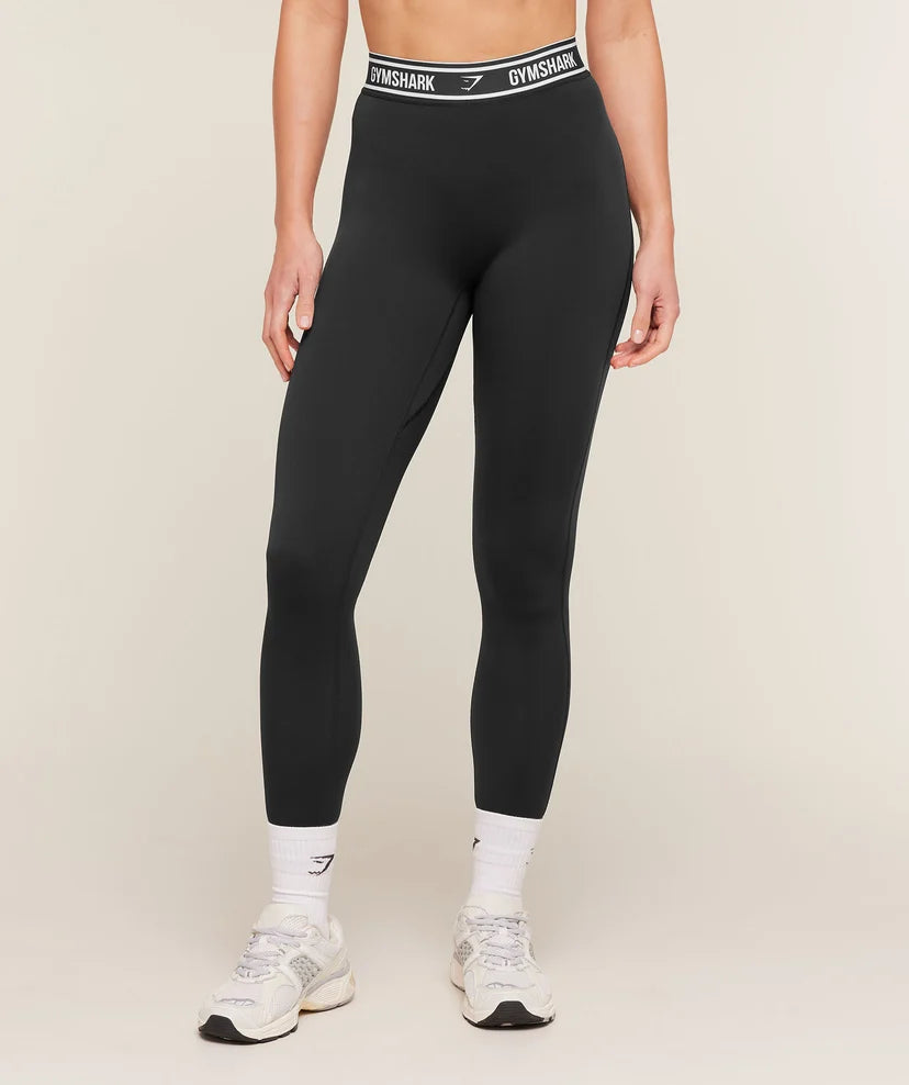 GYMSHARK - Waistband Logo Leggings