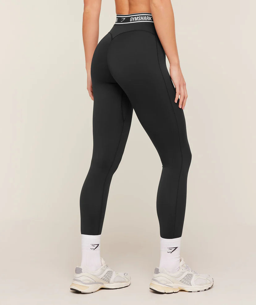 GYMSHARK - Waistband Logo Leggings