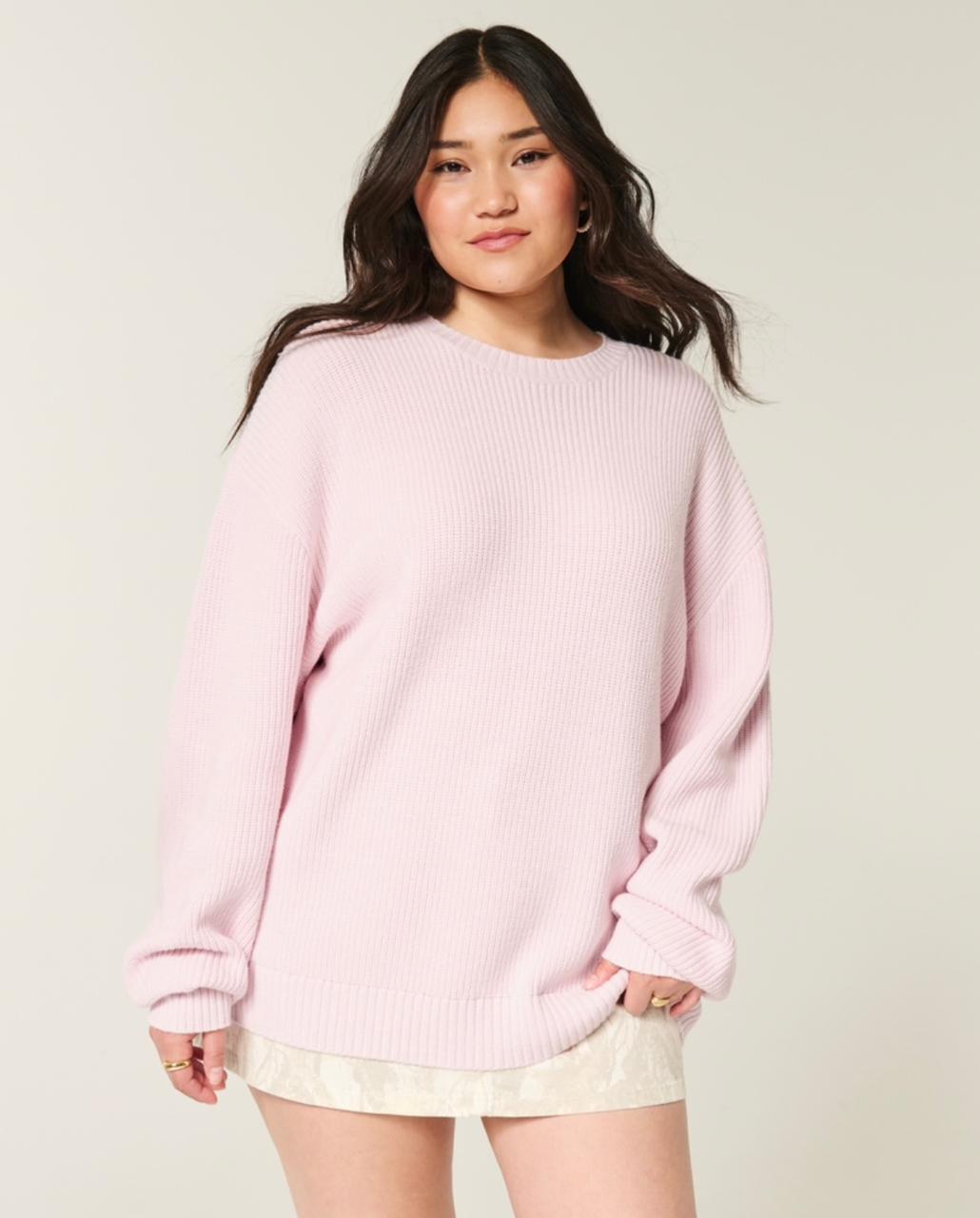 Hollister - Oversized Crew Sweater