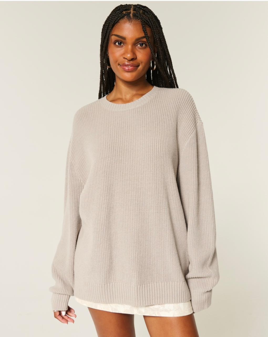Hollister - Oversized Crew Sweater