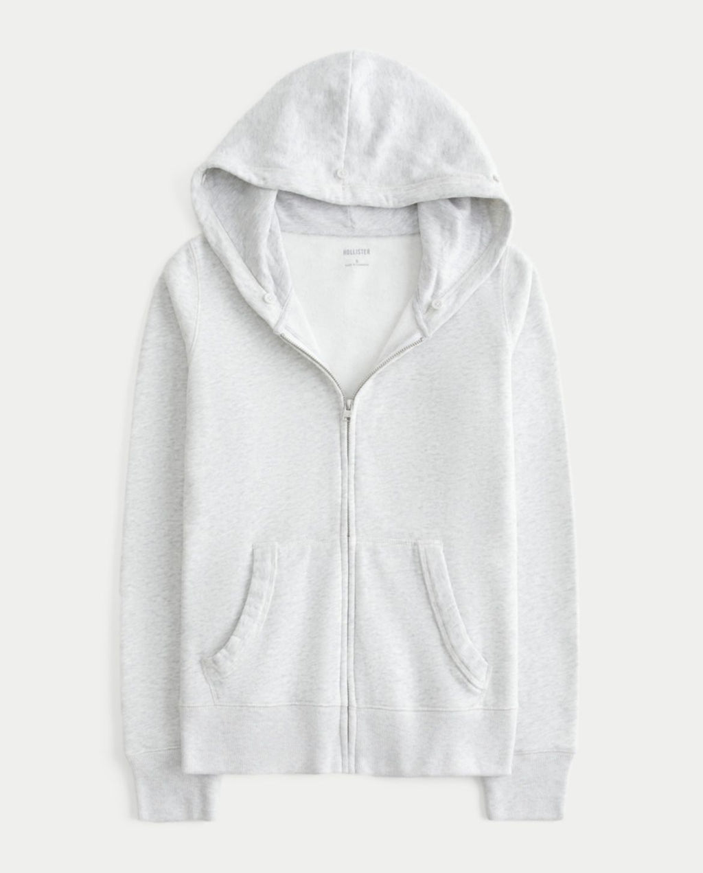 Hollister - Faux Fur Trim Zip-Up Hoodie