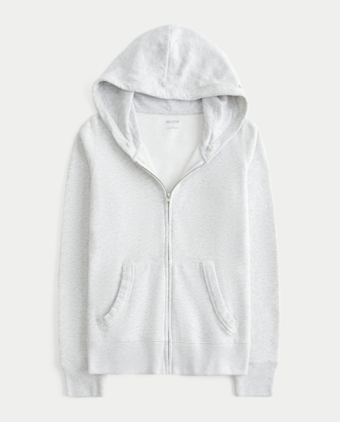 Hollister - Faux Fur Trim Zip-Up Hoodie