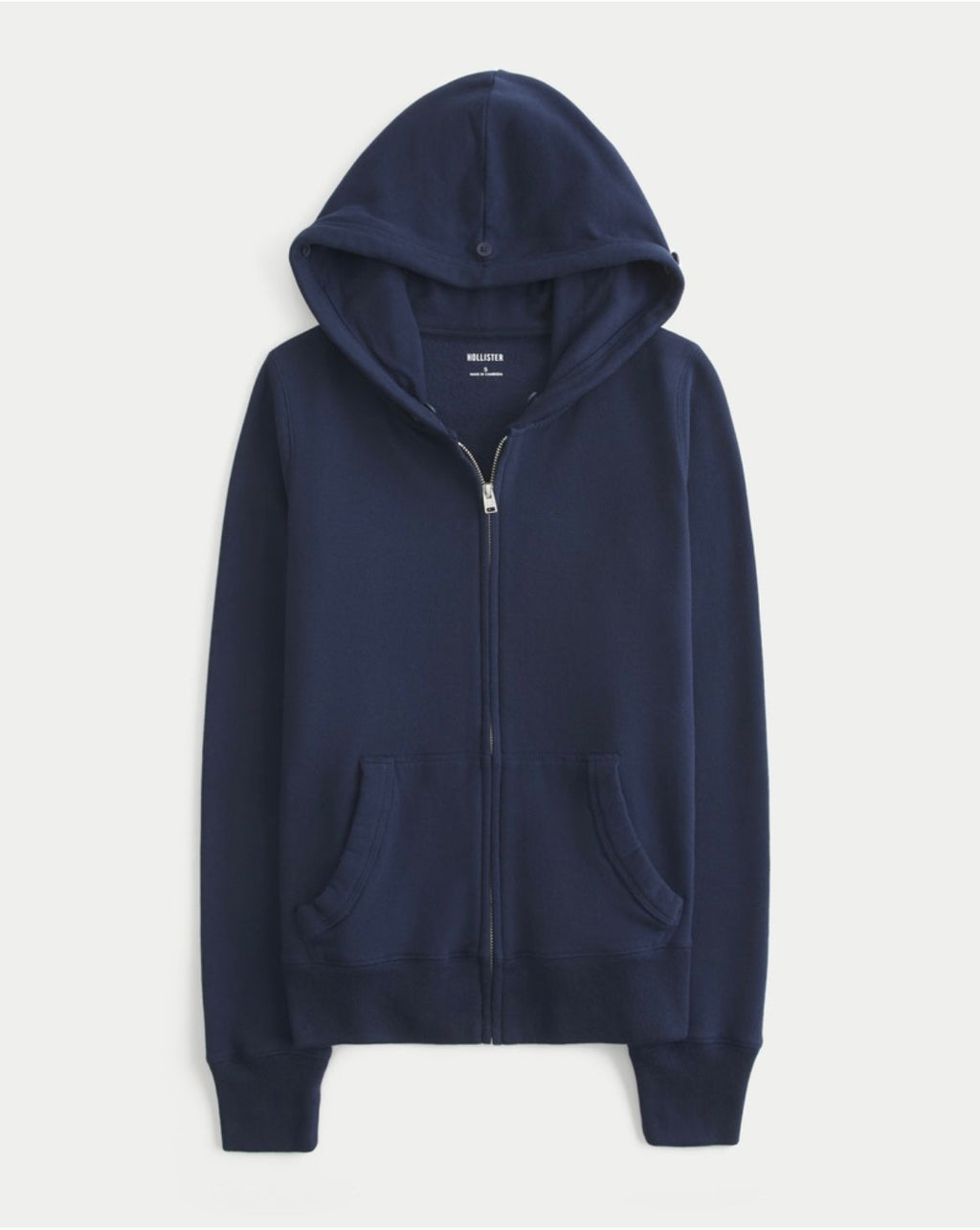 Hollister - Faux Fur Trim Zip-Up Hoodie