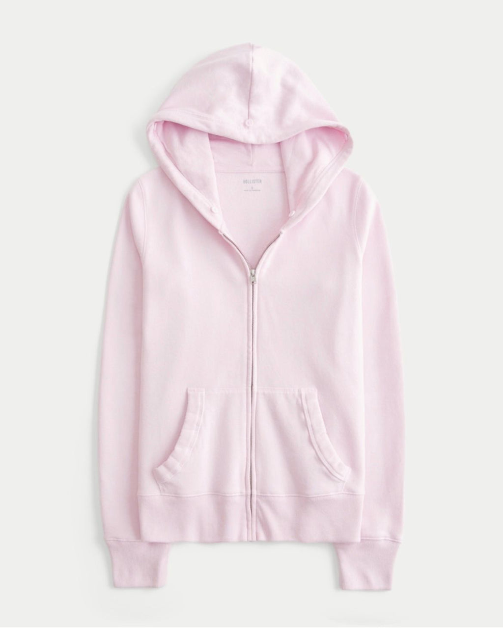 Hollister - Faux Fur Trim Zip-Up Hoodie