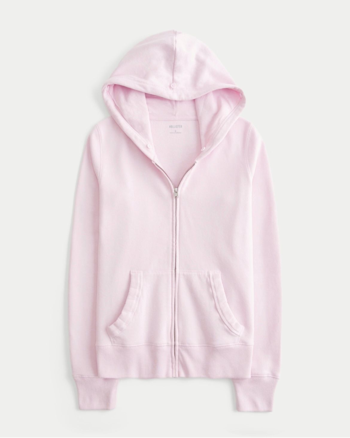Hollister - Faux Fur Trim Zip-Up Hoodie