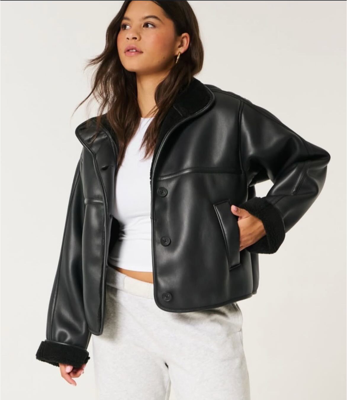 Hollister - Sherpa Jacket IMMEDIATE