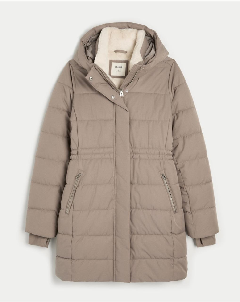 Hollister - Faux Fur-Lined Puffer Parka