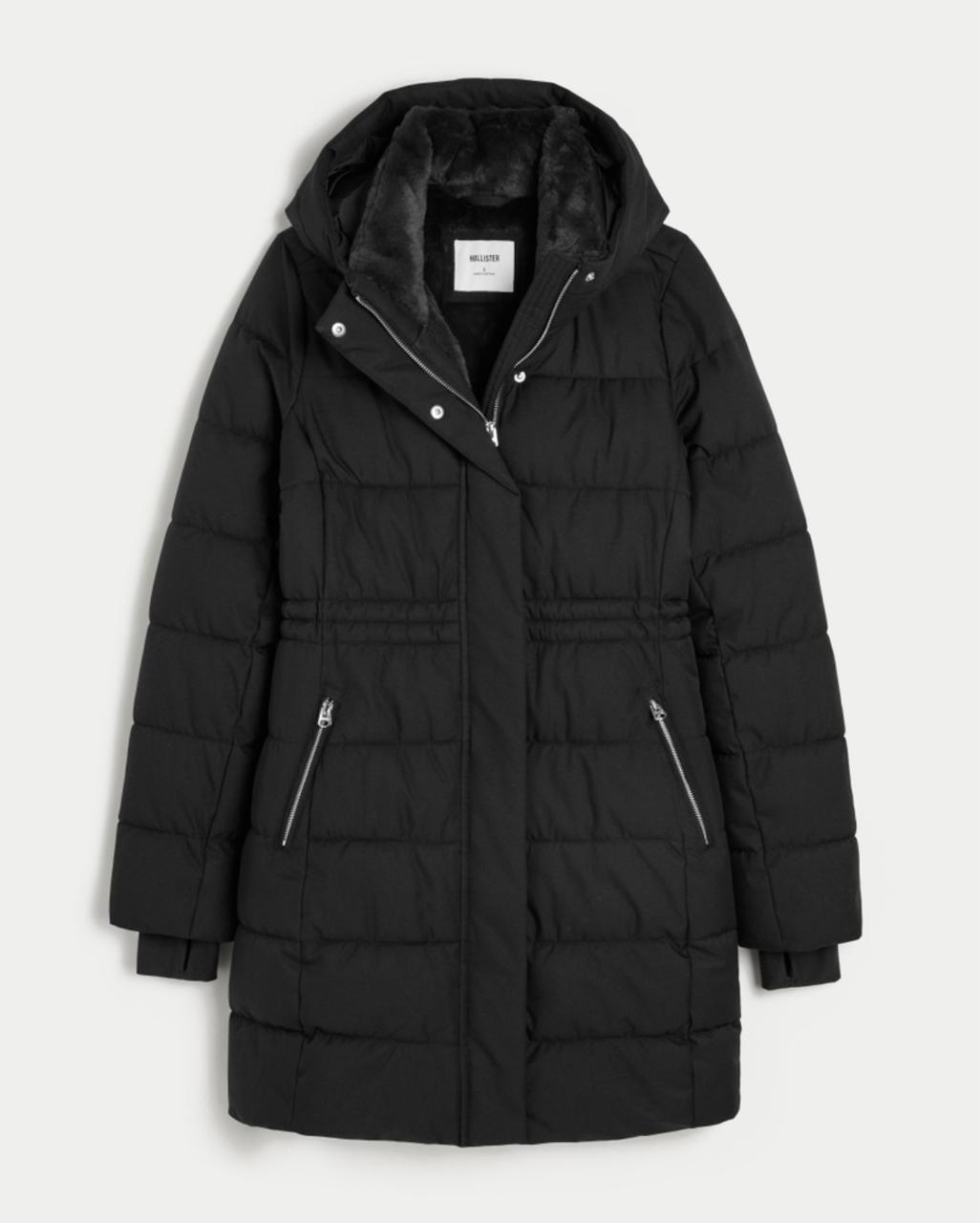 Hollister - Faux Fur-Lined Puffer Parka