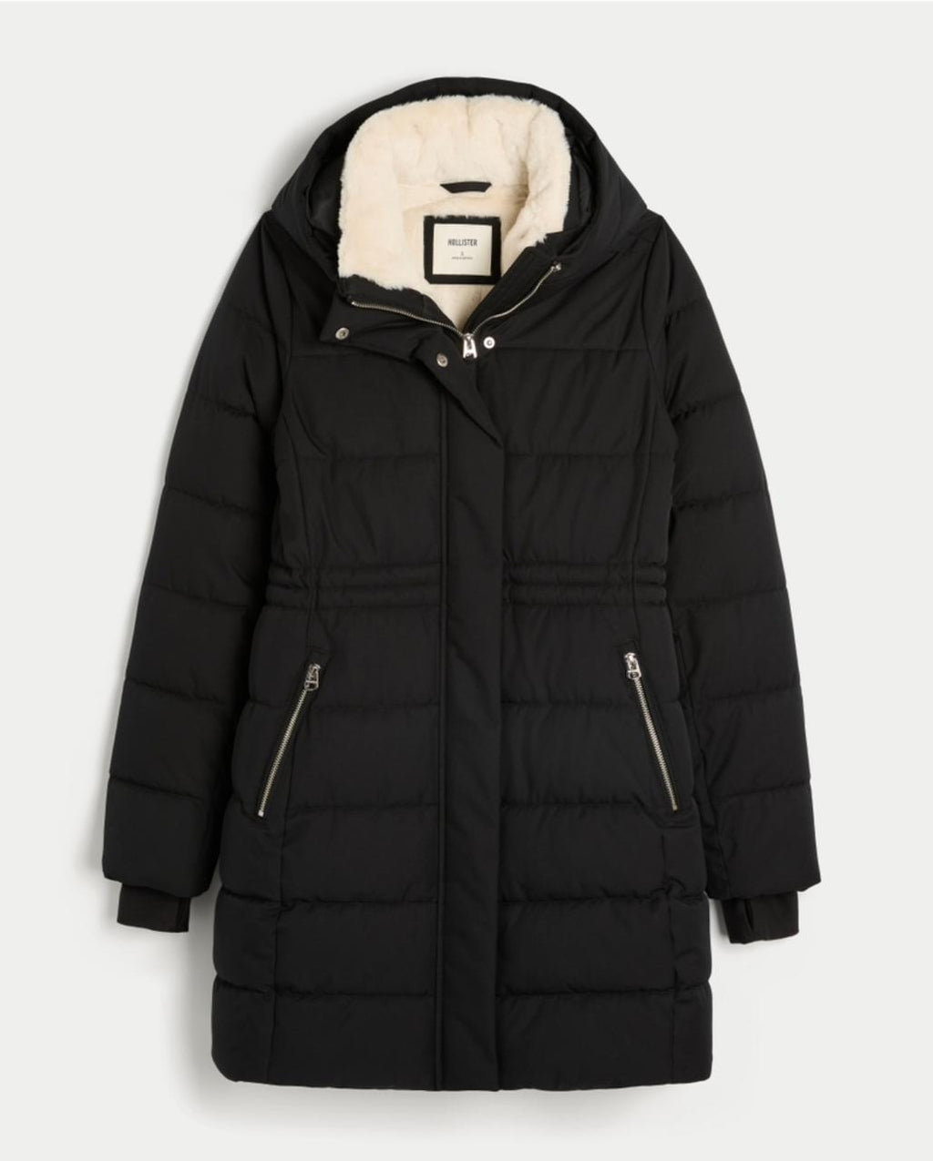 Hollister - Faux Fur-Lined Puffer Parka