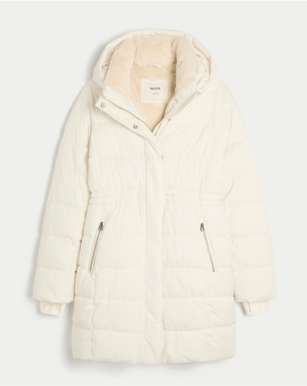 Hollister - Faux Fur-Lined Puffer Parka