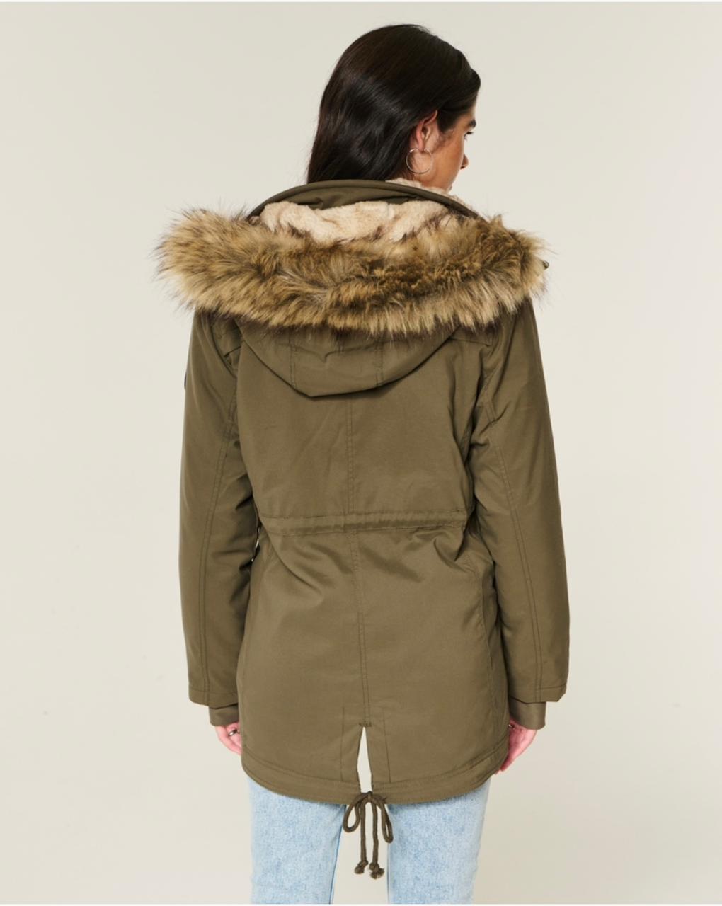 Hollister - Faux Fur-Lined Parka