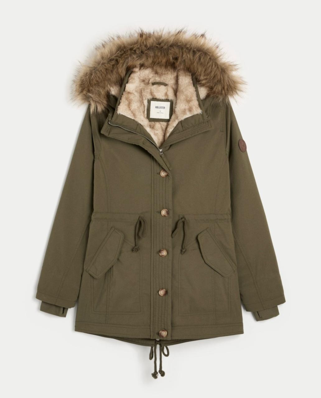 Hollister - Faux Fur-Lined Parka