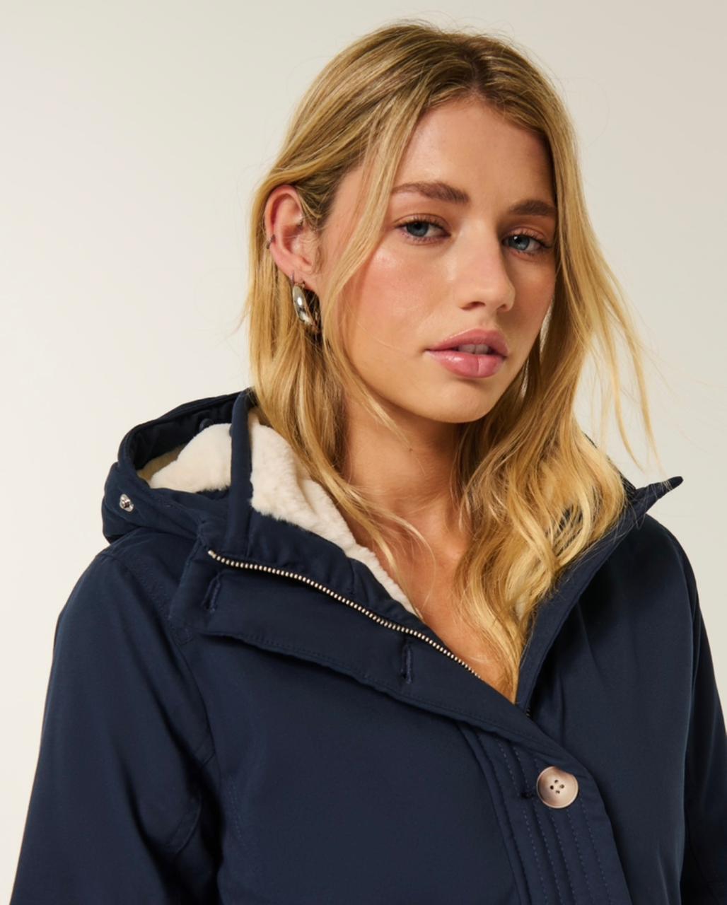 Hollister - Faux Fur-Lined Parka