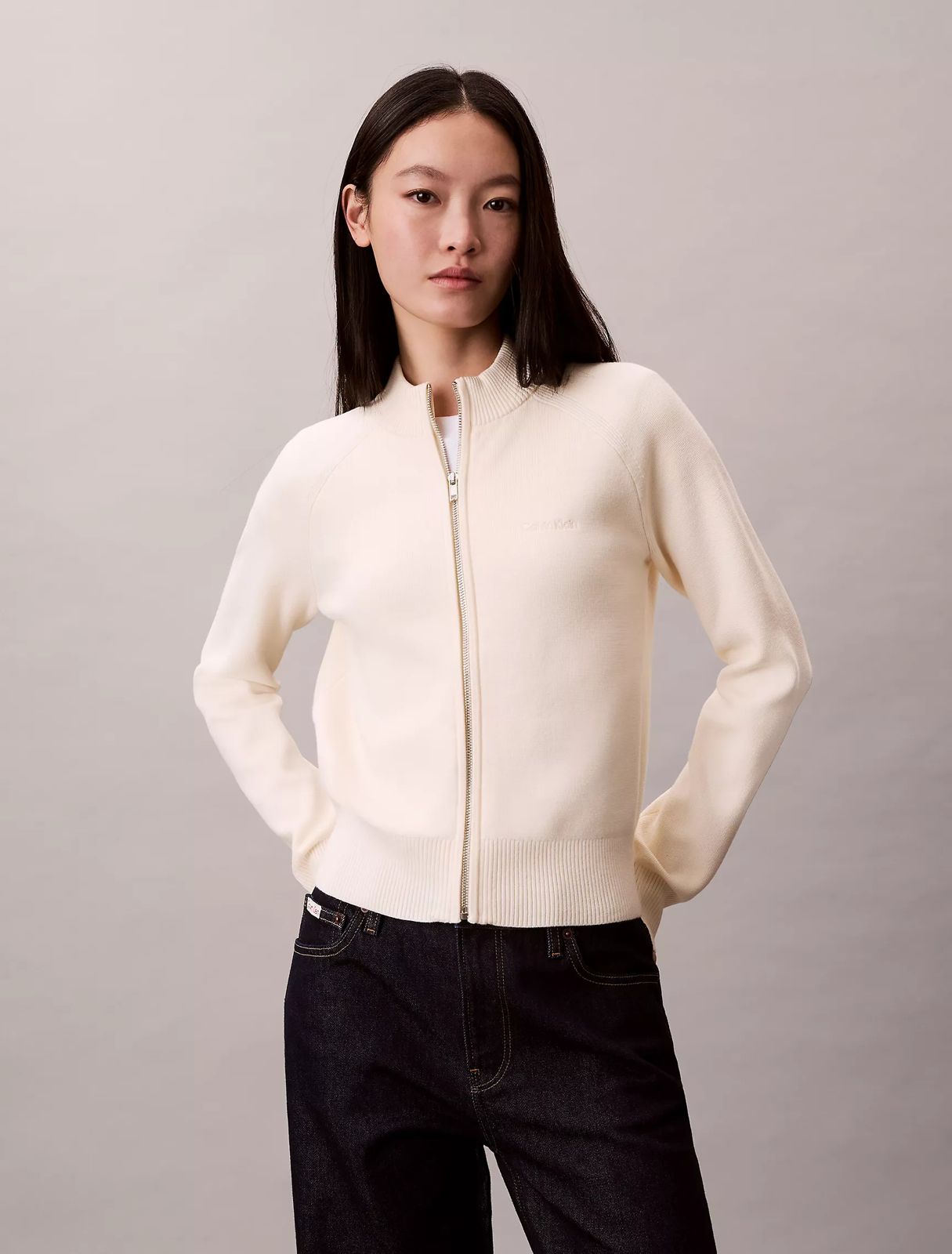 Calvin Klein - Tech Knit Zip Sweater
