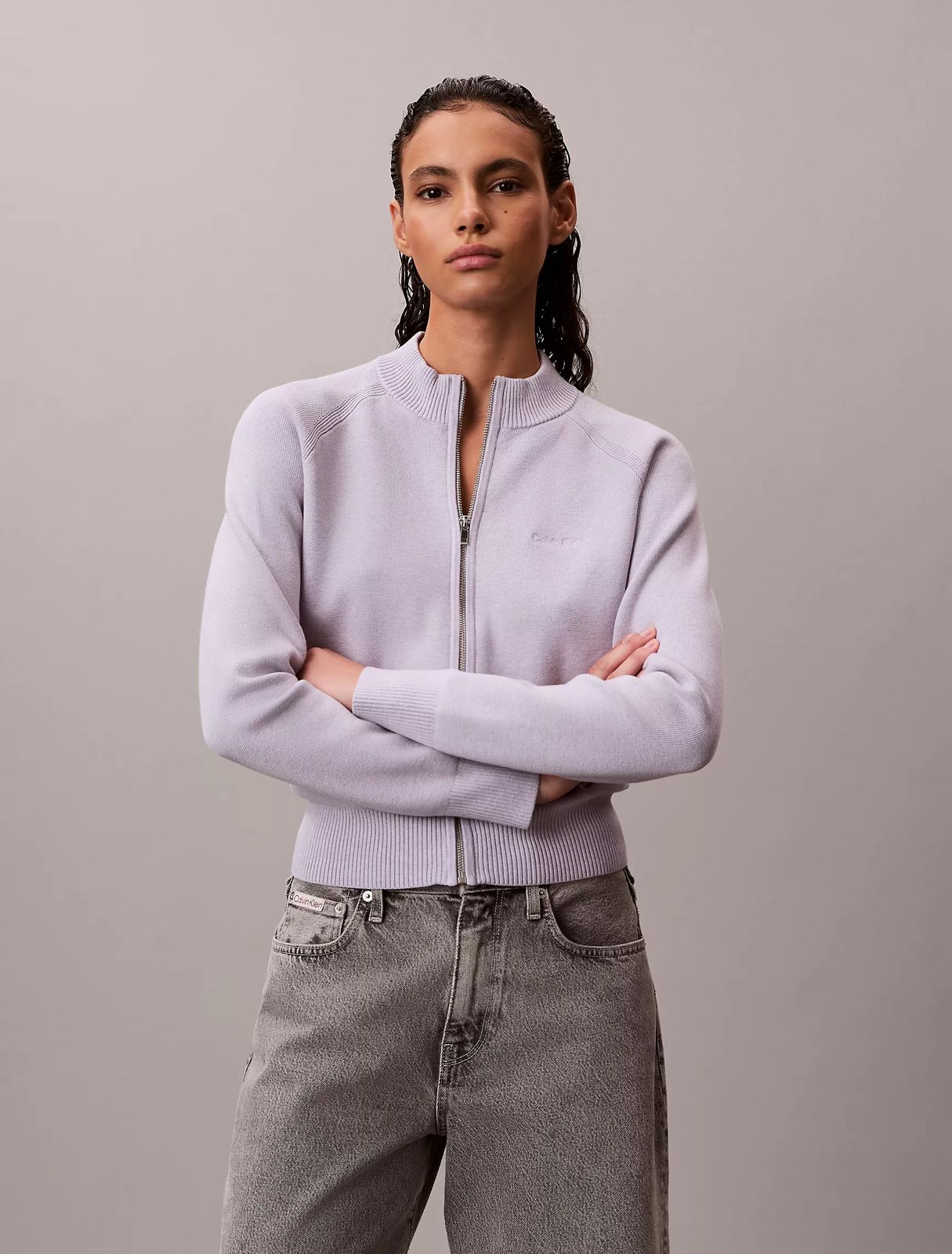 Calvin Klein - Tech Knit Zip Sweater