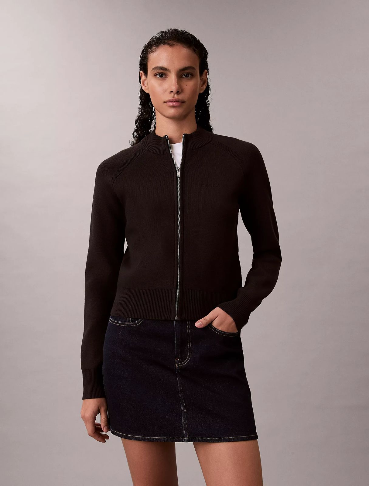 Calvin Klein - Tech Knit Zip Sweater
