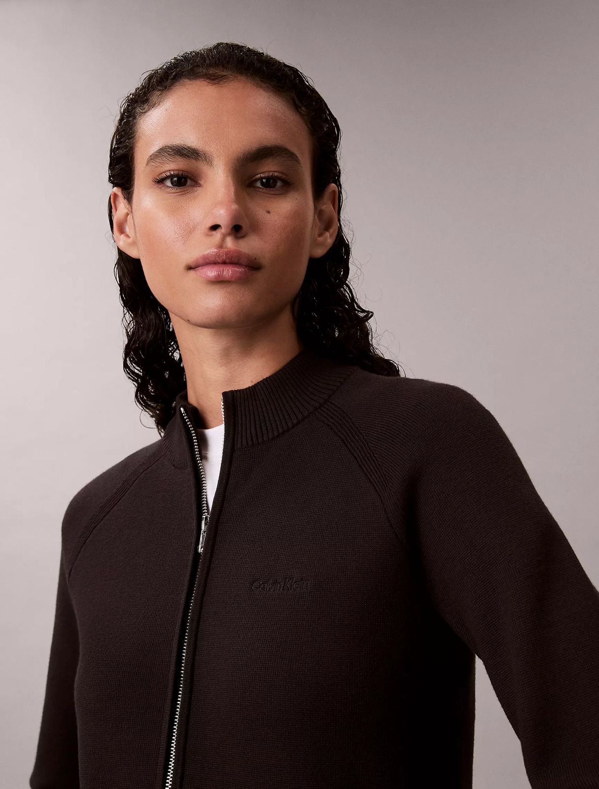 Calvin Klein - Tech Knit Zip Sweater