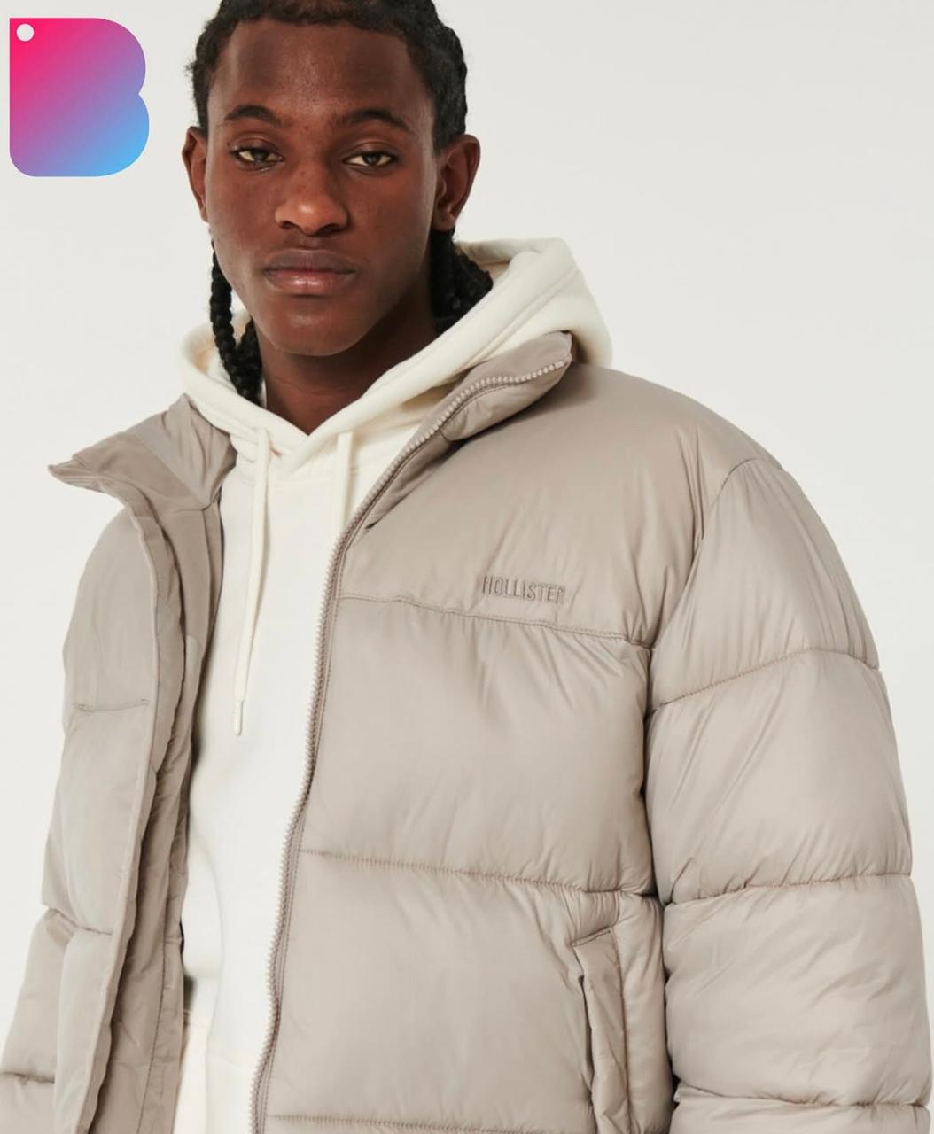Hollister -  Mock-Neck Jacket IMMEDIATE