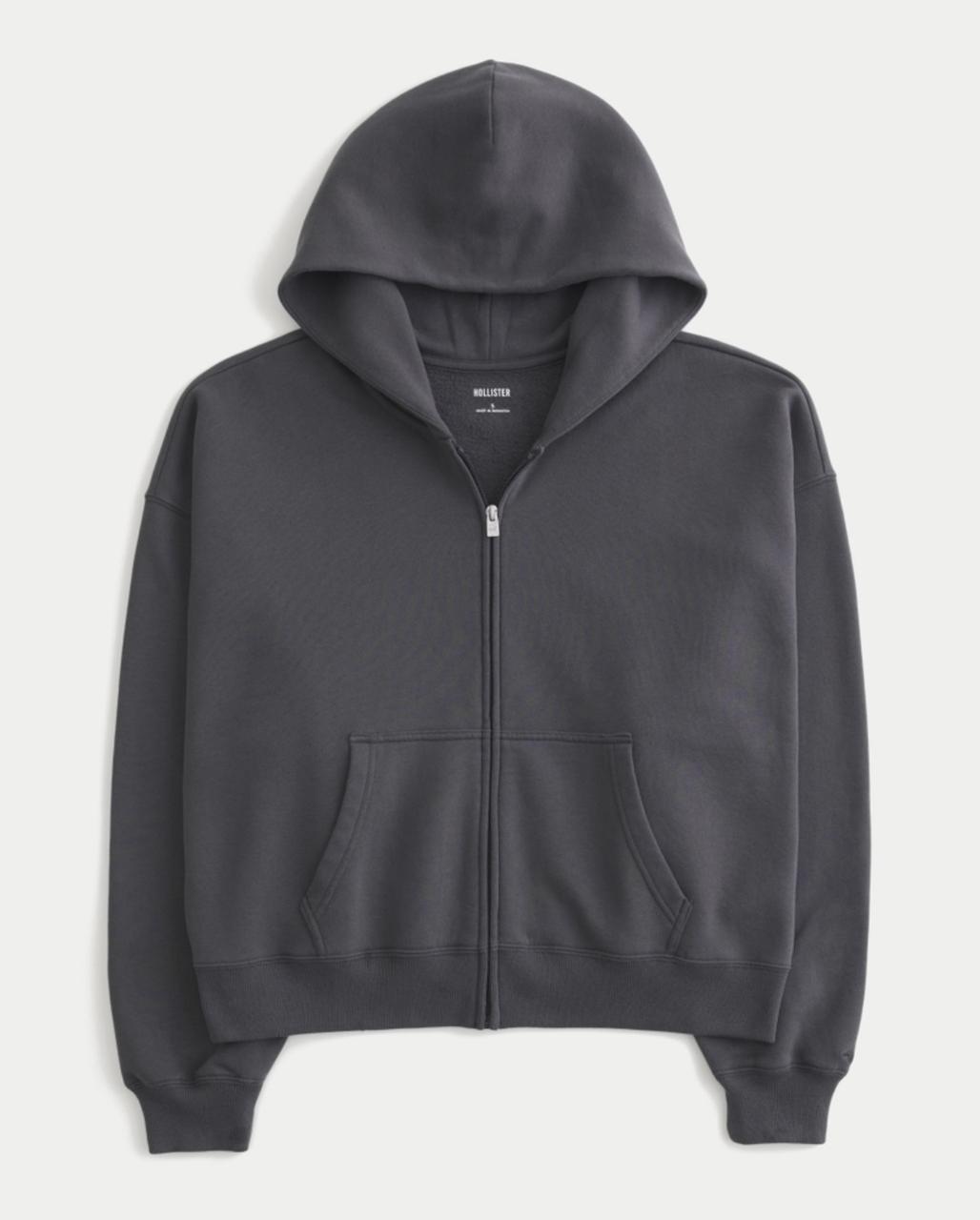 Hollister - Oversized Zip-Up Hoodie