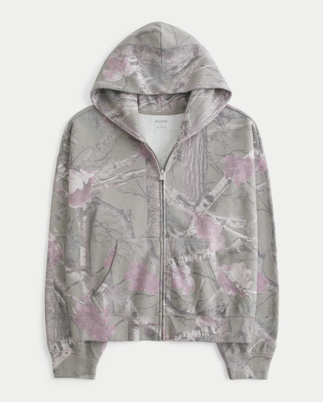 Hollister - Oversized Zip-Up Hoodie