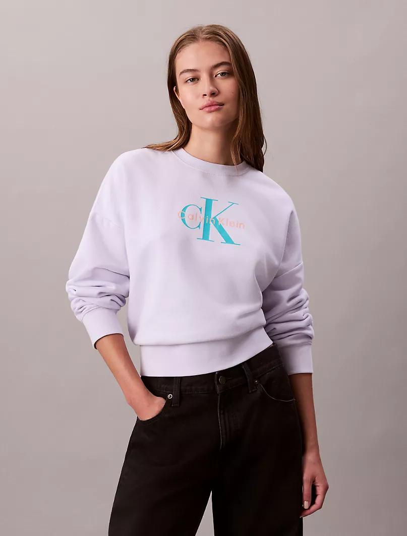 Calvin Klein - Monologo Fleece Relaxed Sweatshirt
