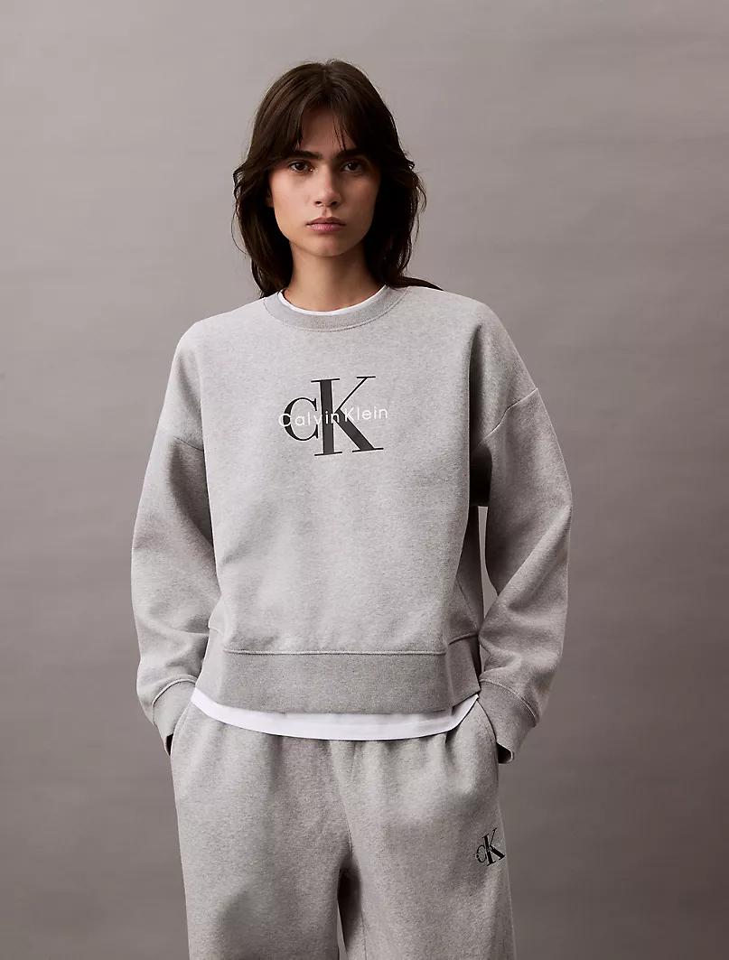 Calvin Klein - Monologo Fleece Relaxed Sweatshirt