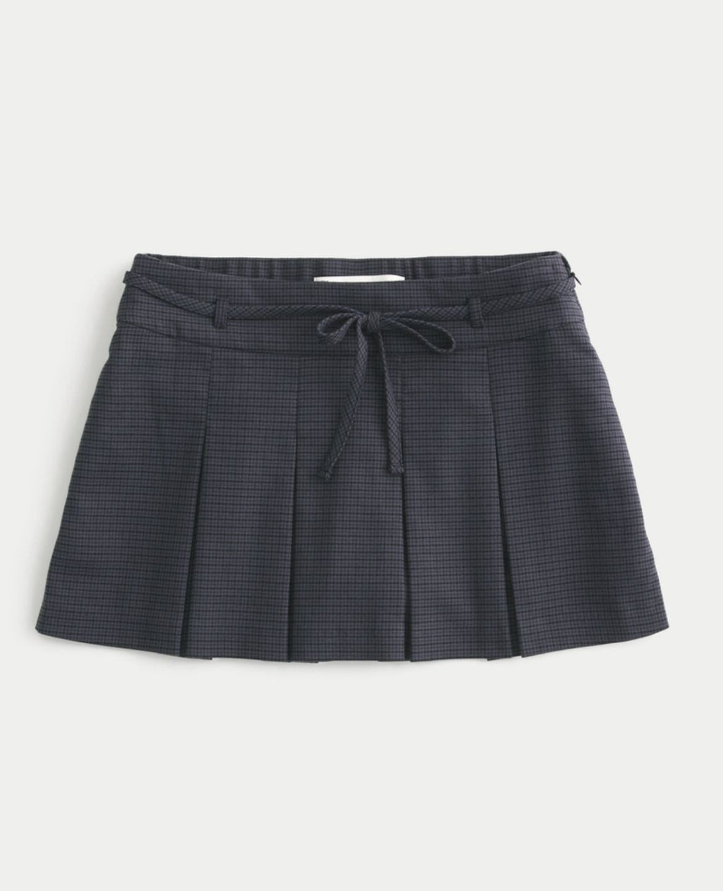 Hollister -Mid-Rise Pleated Mini Skort