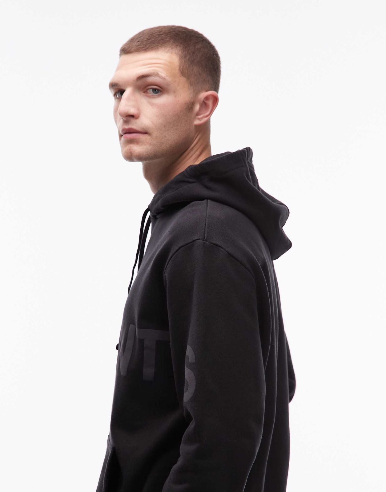 Allsaints - Allsaints Biggy hoodie in black