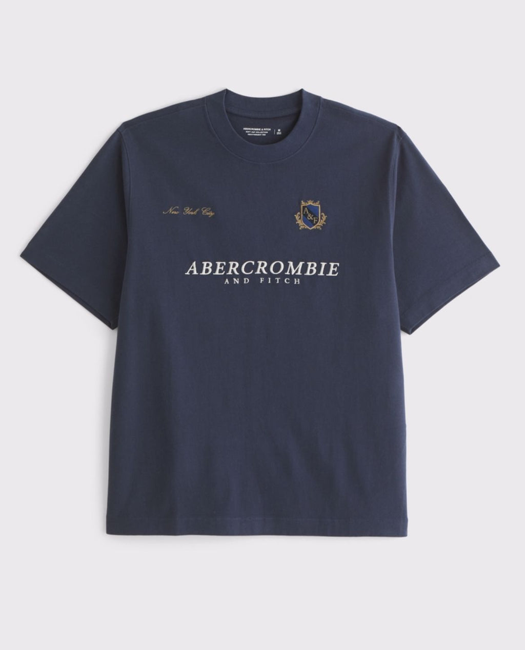Abercrombie & Fitch - Premium Heavyweight 2.0 Crest Logo Tee IMMEDIATE
