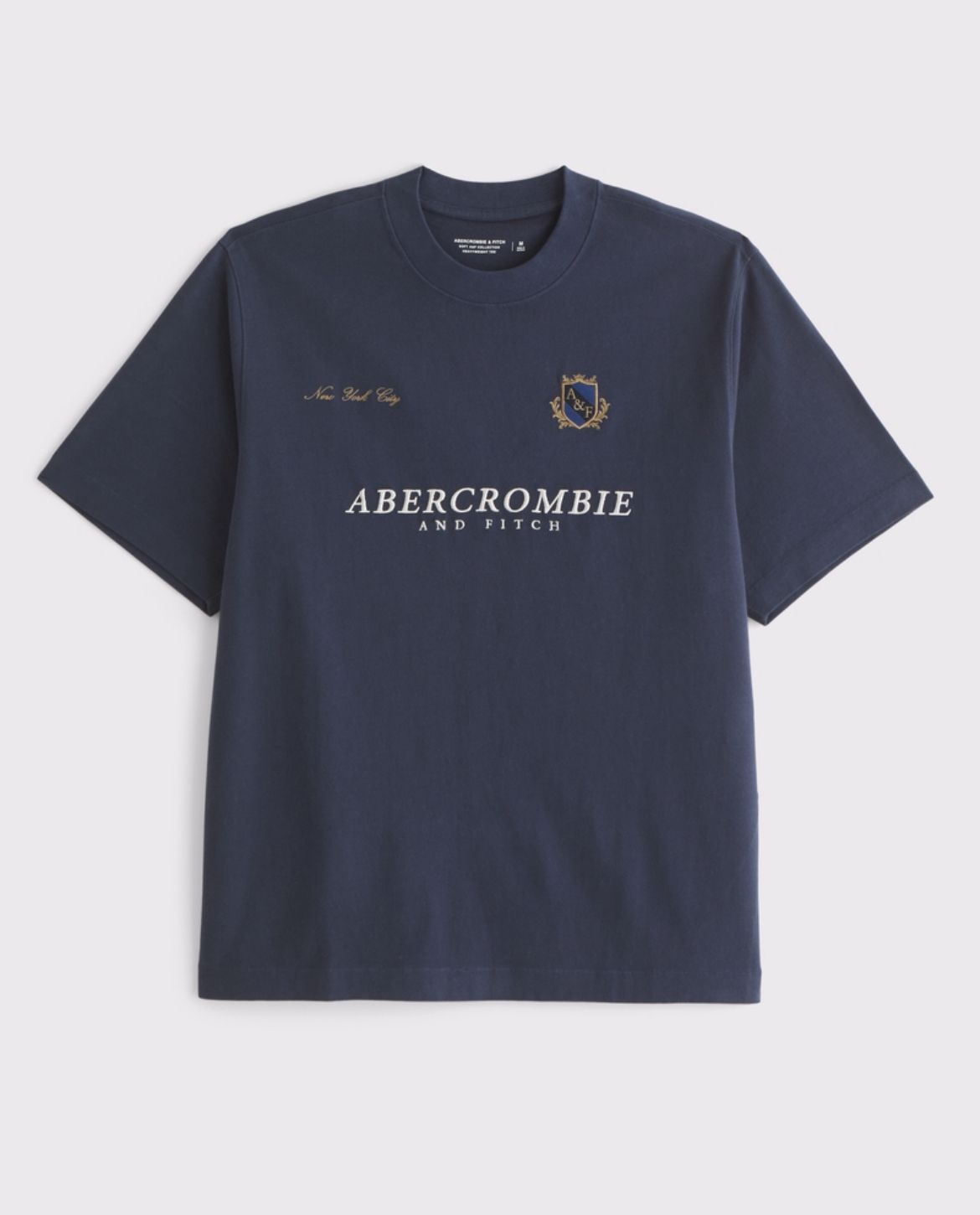 Abercrombie & Fitch - Premium Heavyweight 2.0 Crest Logo Tee IMMEDIATE