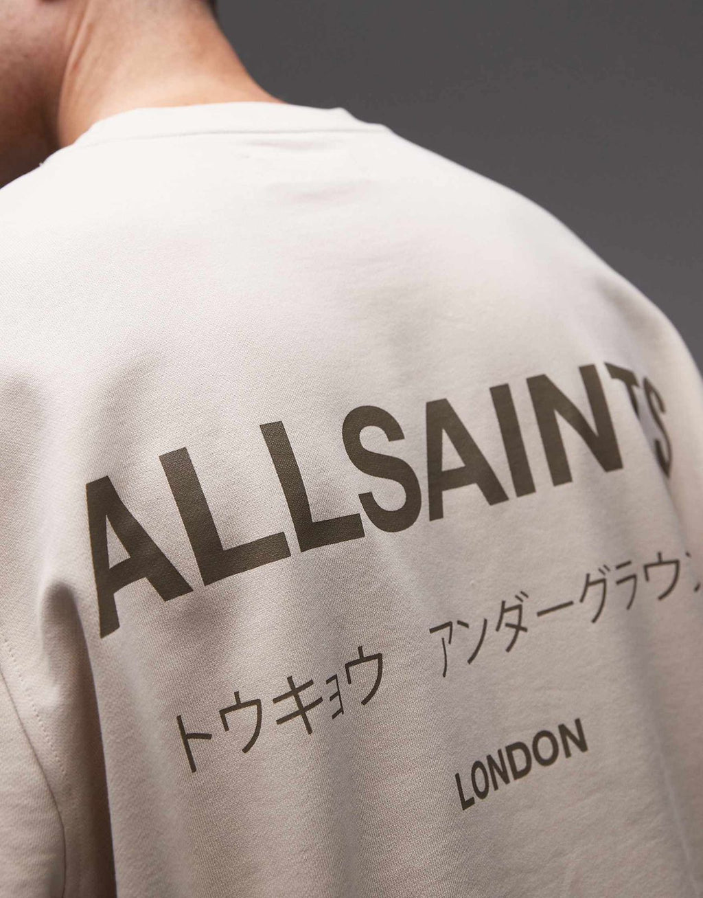 Allsaints - Underground sweatshirt in beige