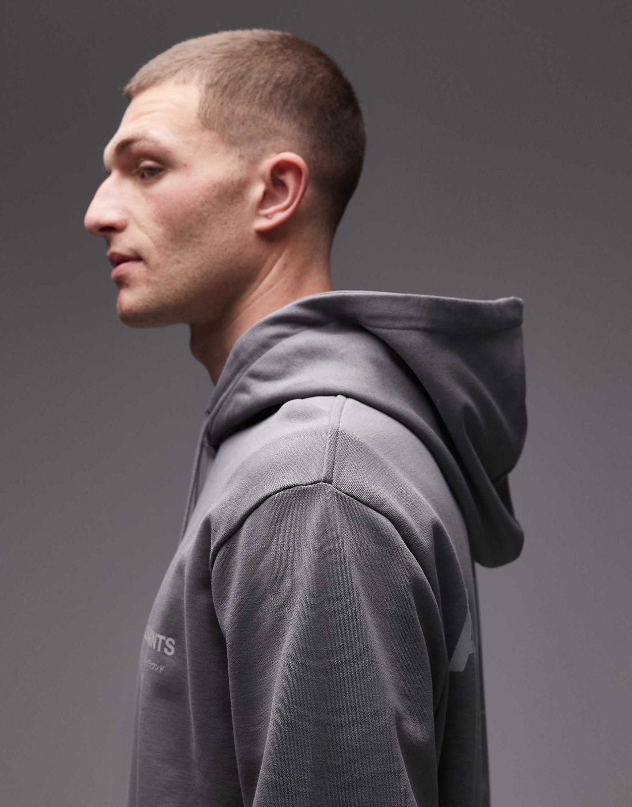 Allsaints - Underground hoodie in grey
