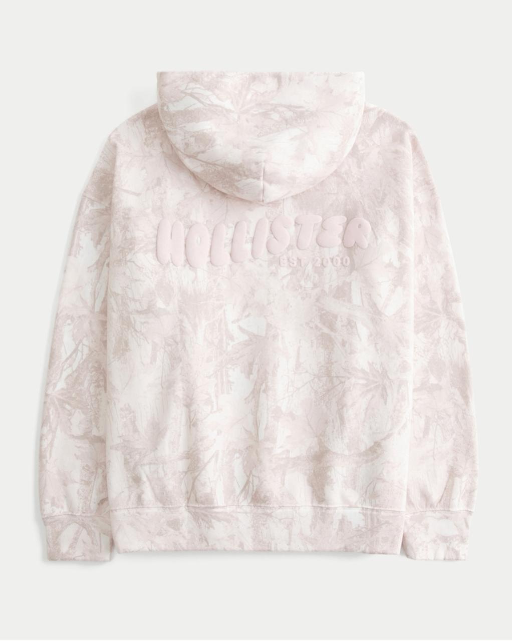 Hollister - Feel Good Oversized Logo Graphic Hoodie