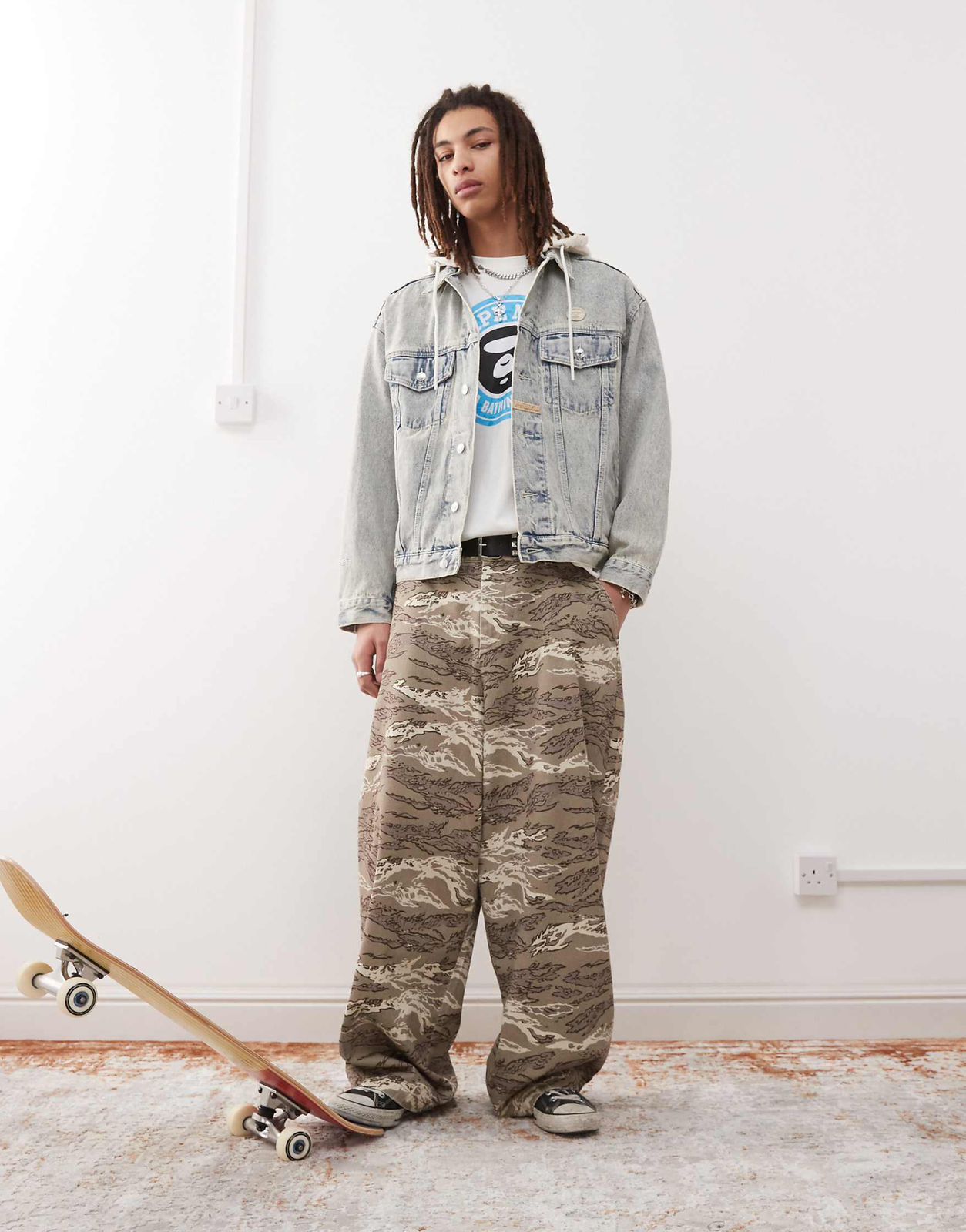 Aape - Denim Hooded Jacket