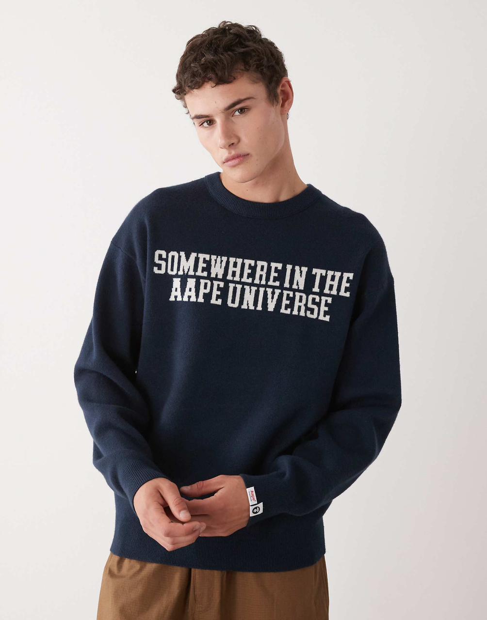 Aape - knitted Jumper In Navy