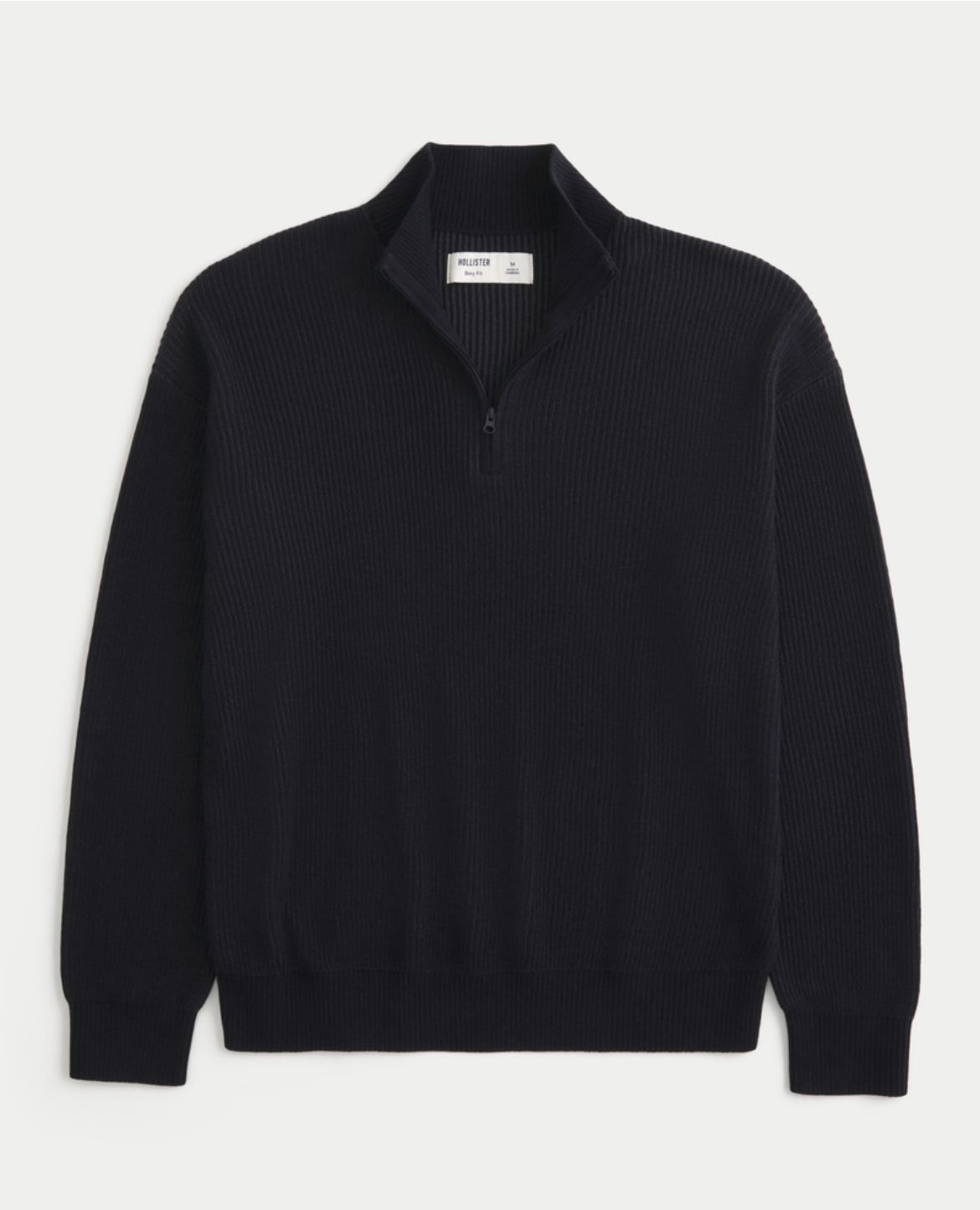 Hollister - Boxy Quarter-Zip Sweater IMMEDIATE