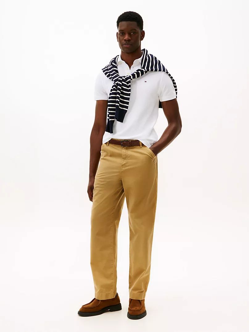 TOMMY HILFIGER - SLIM FIT STRETCH PIQUE POLO IMMEDIATE