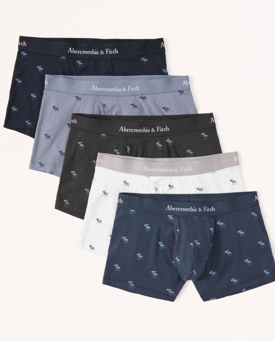 ABERCROMBIE & FITCH - 4"5-PACK TRUNKS IMMEDIATE