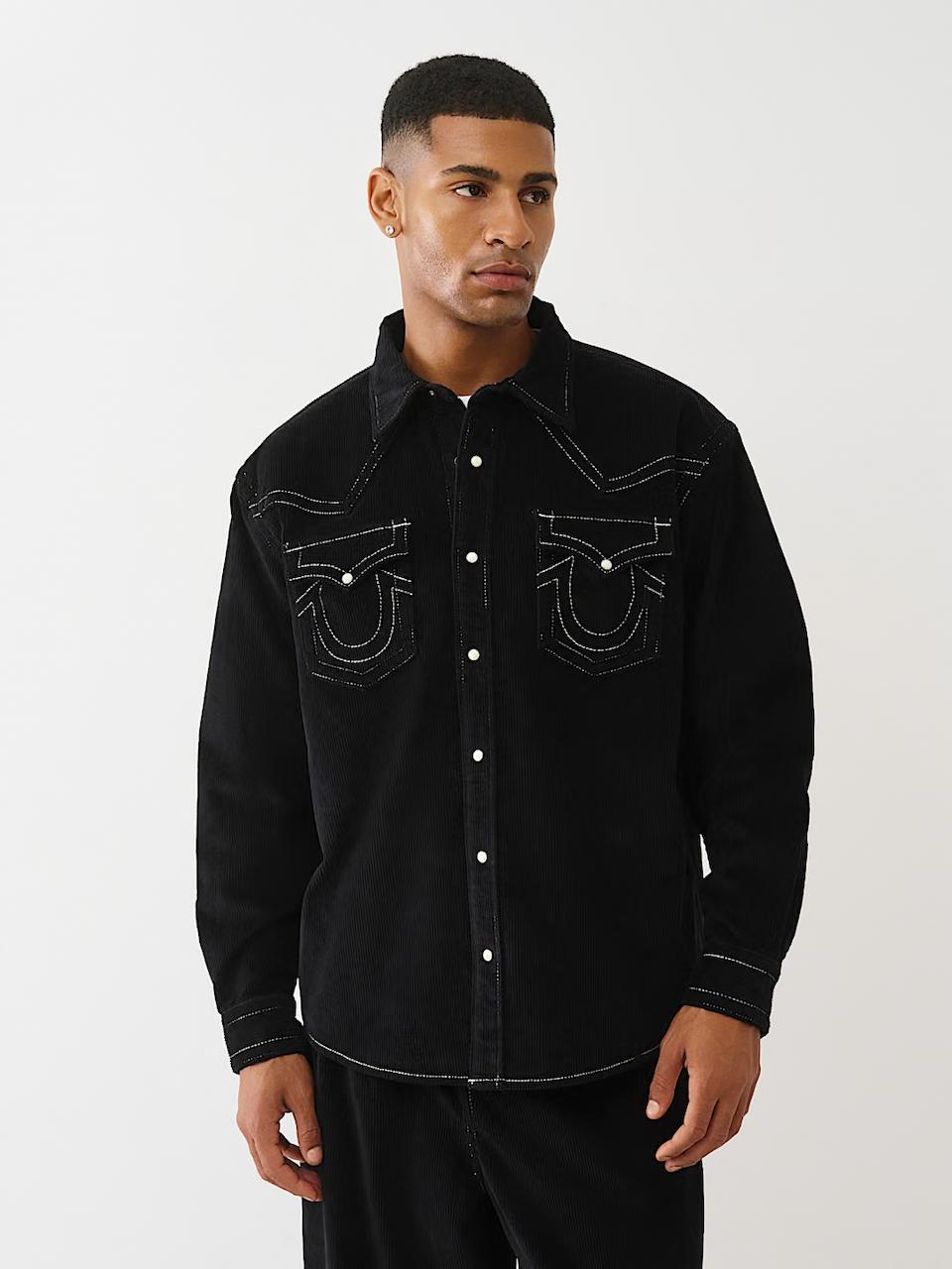 TRUE RELIGION - CORDUROY WESTERN SHIRT