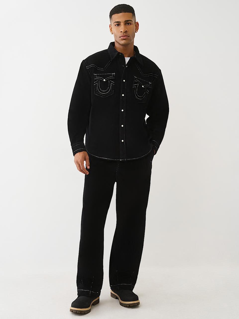 TRUE RELIGION - CORDUROY WESTERN SHIRT