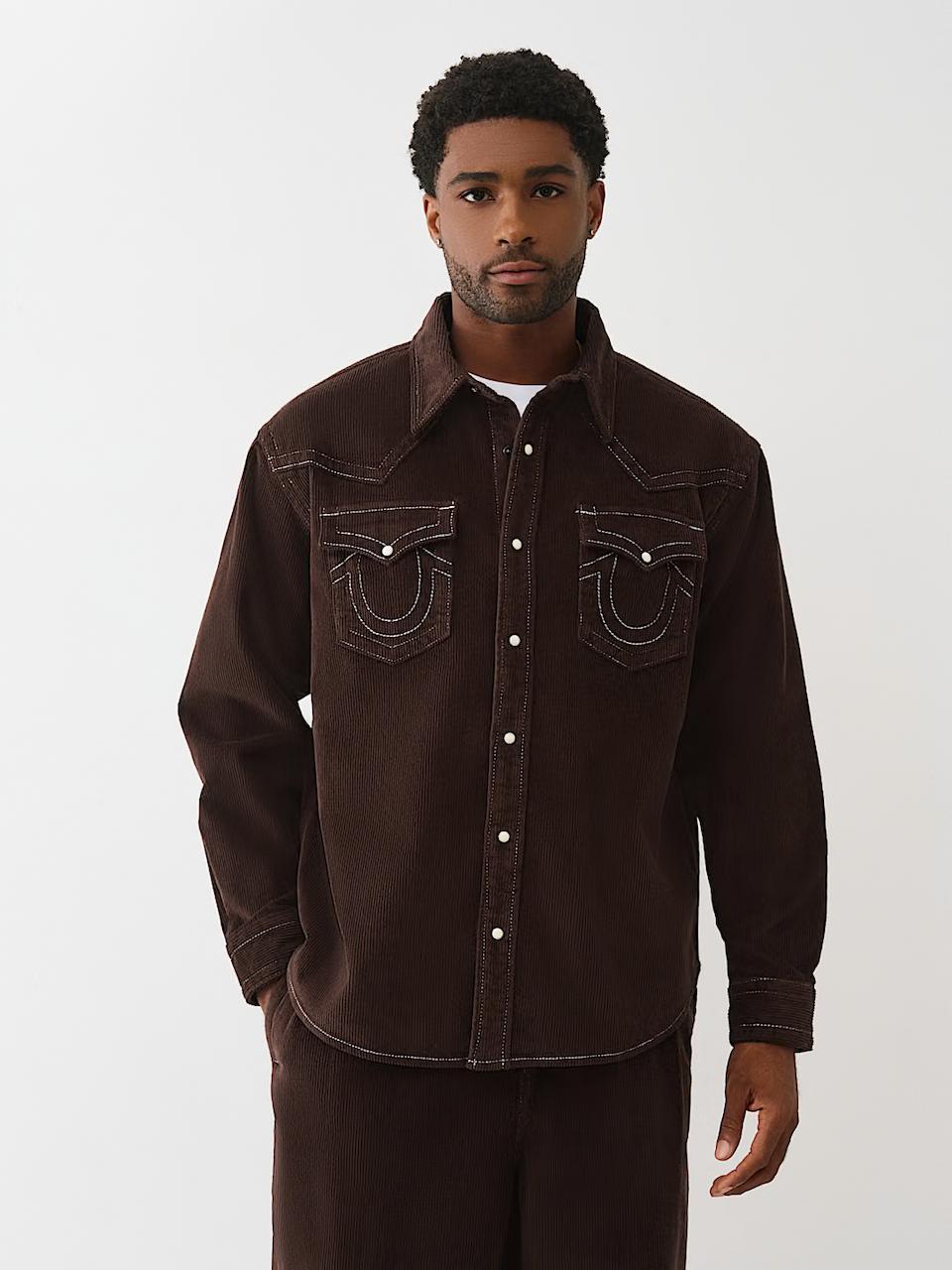 TRUE RELIGION - CORDUROY WESTERN SHIRT